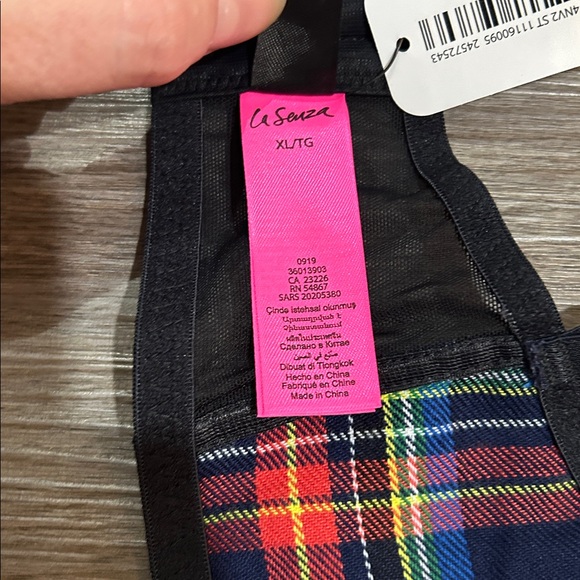 La SENZA Unlined Plaid Bra Top - NEW - Picture 10 of 10